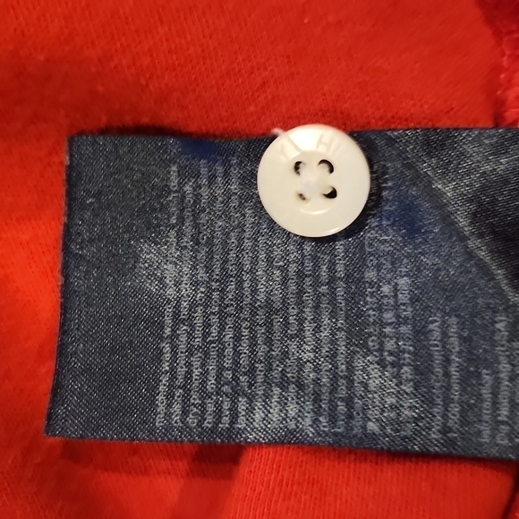 Tommy Hilfiger Red Classic Custom Fit Polo Shirt - Picture 8 of 9